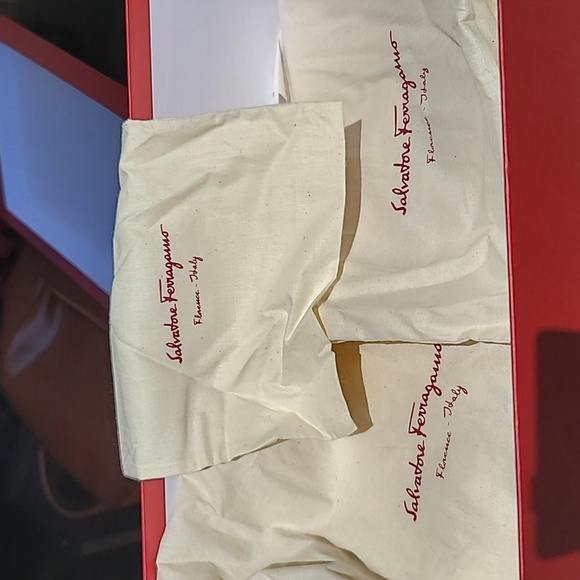 #100 SALVADOR FERRAGAMO MEN'S OXFORD SHOES WITH SHOE LACES - Picture 13 of 13